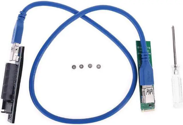 Alt view image 2 of 5 - NVME M.2 to PCI-E X4 Card Extension Port Adapter Expansion Card Graphics Cards PCIE Connector Extender