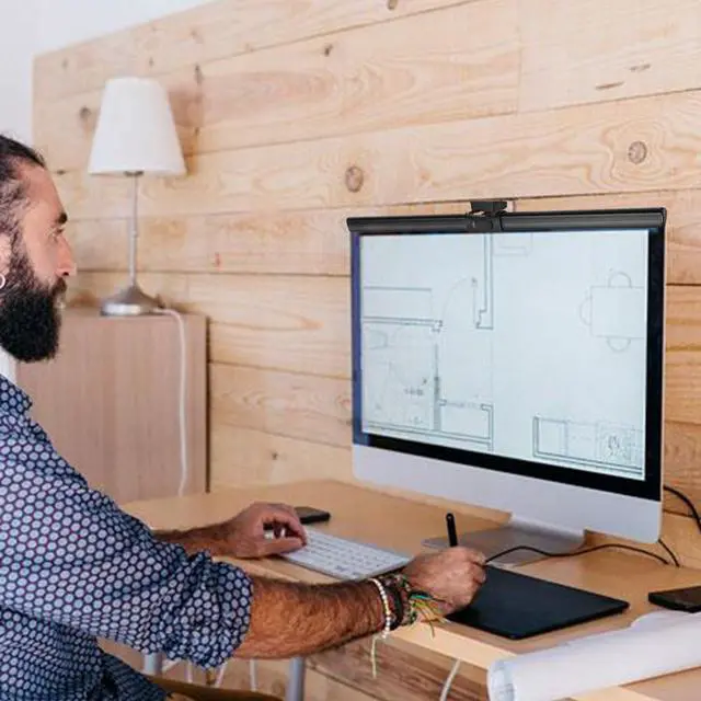 Alt view image 5 of 7 - YLCT02YL / YLCT03YL LED Table Lamp Pro Wireless Charging Lantern Ra95 Lamp Stepless Touch Simple Indoor Lighting