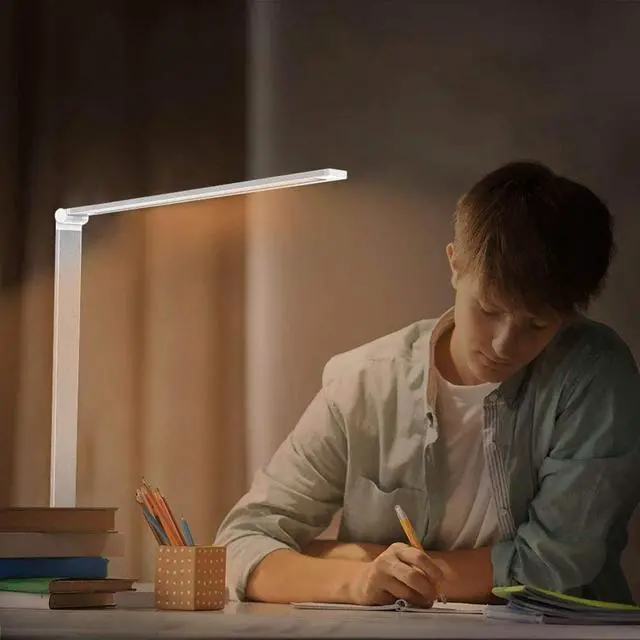 Alt view image 3 of 5 - Dimmable USB Powered LED Desk Lamp Durable Practical Multi-functional Wireless Charging Table Reading Light