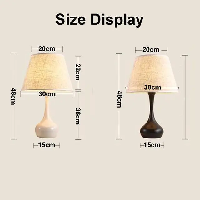 Alt view image 4 of 5 - Desk Lamp Modern Home Bedside Lamp Bed Table Lamps For Bedroom Living Room Lighting Warm White Lighting Night Light Decor