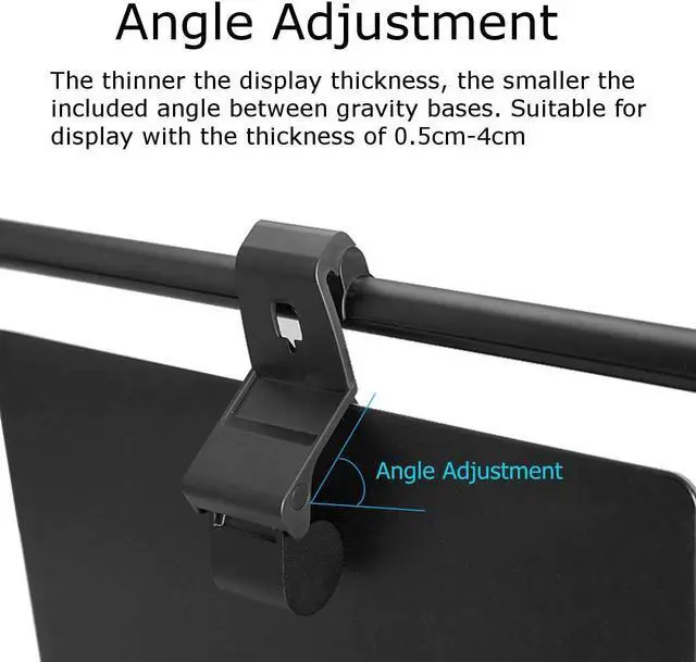 Alt view image 5 of 5 - Eye-Care LED Desk Lamp Non Flickering Stepless Dimming For Computer PC Monitor Screen bar Hanging Light office Reading Lamp