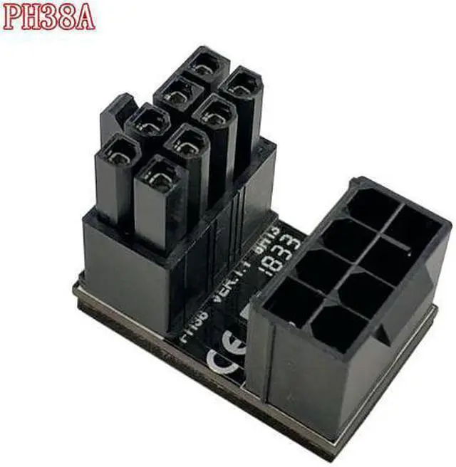 Alt view image 5 of 5 - quality Graphics video Card Power Connector 180 degree adapter with pcie PCI-e 6Pin 6-Pin 8Pin 8-Pin male female connecotor