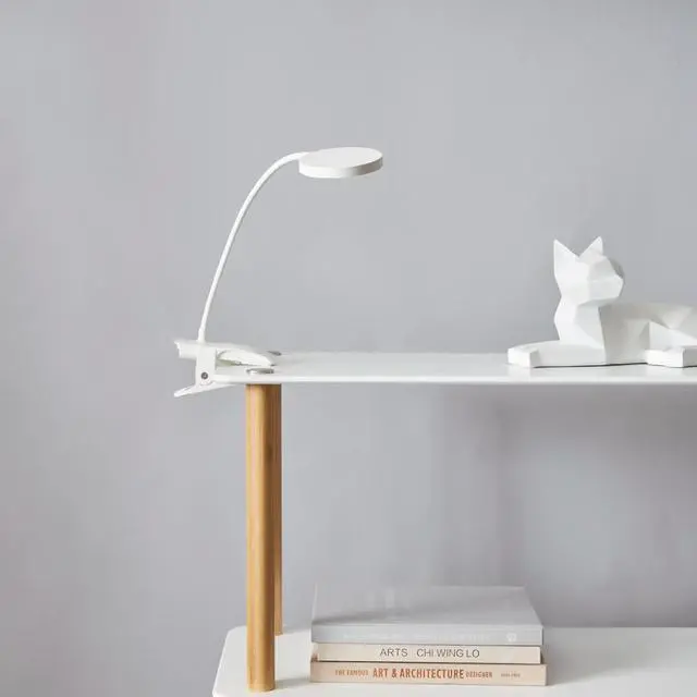 Alt view image 4 of 5 - OUDENGJIANG Clip-on Table Lamp LED read desk lamp study table light Portable 360 ° bending Bedside night light USB charging