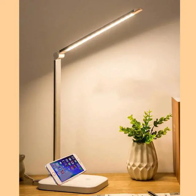 Main image of Touch Switch LED Table Lamp 3 Colors Lighting 7W USB Chargeable Reading Lamp Eye-protect Student LED Desk Lamp