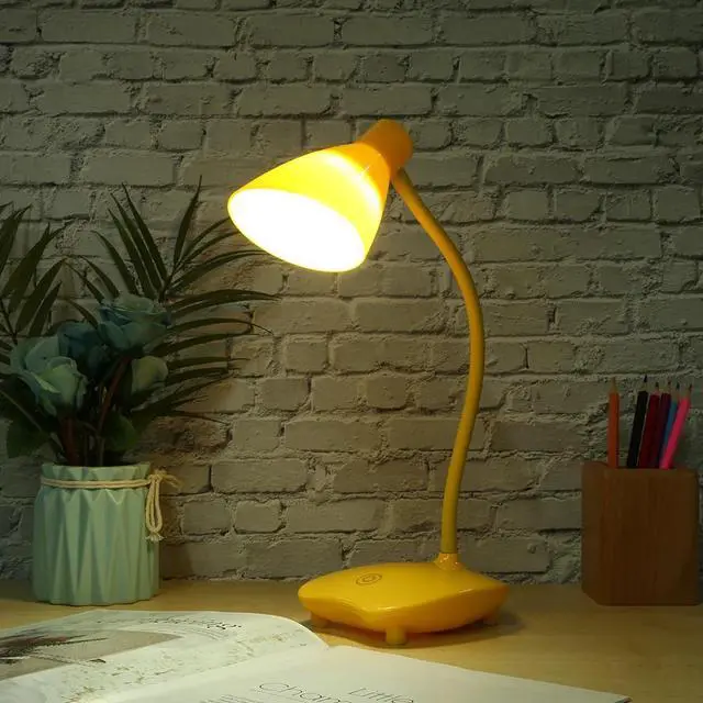 Main image of Desk Lamp Foldable Office Table Lamp Kids Reading Study Bedside Bedroom USB Portable Lamp for Eye Protection