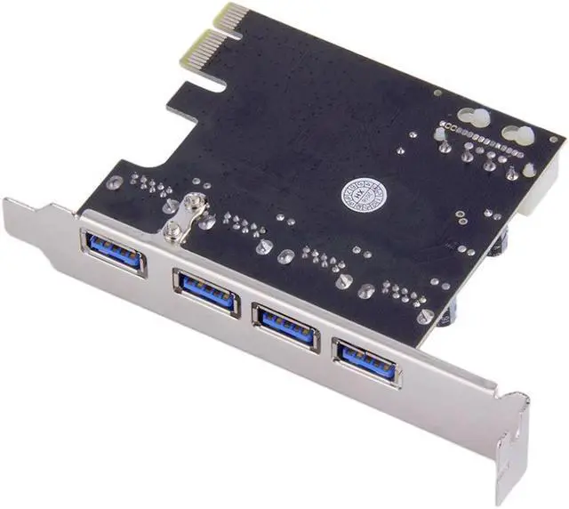 Main image of 4Port PCI-E to USB 3.0 HUB PCI Express Expansion Card Adapter 5 Gbps Speed Top