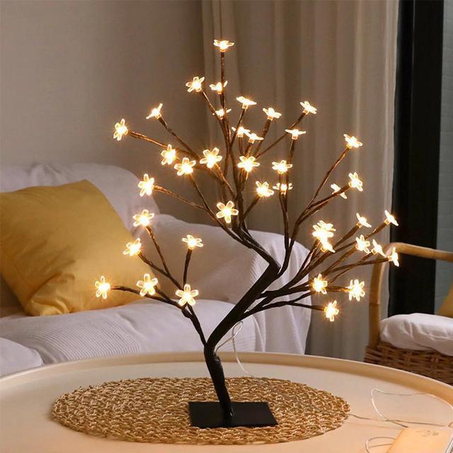 fairy desk table lamp christmas tree