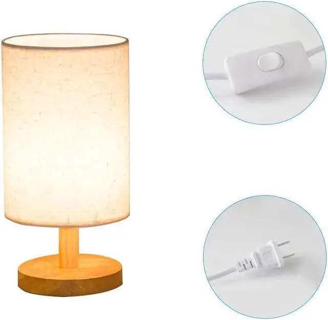 Alt view image 3 of 5 - Modern Vintage Lamp Shade for Bedside Lamp Nordic Style Light Cover Indoor Lighting De Mesa Para El Dormitorio Classic Lamp