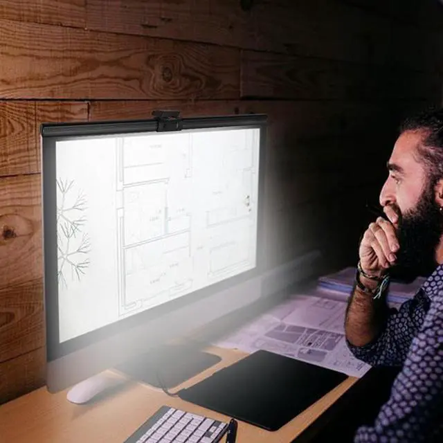 Alt view image 4 of 7 - YLCT02YL / YLCT03YL LED Table Lamp Pro Wireless Charging Lantern Ra95 Lamp Stepless Touch Simple Indoor Lighting