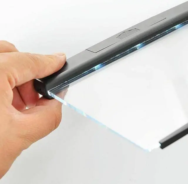 Alt view image 2 of 5 - 1pc Flat Reading Lamp Creative Led Reading Light Student Tablet Reading Light Protect Children Eyes Night Vision Bright Board