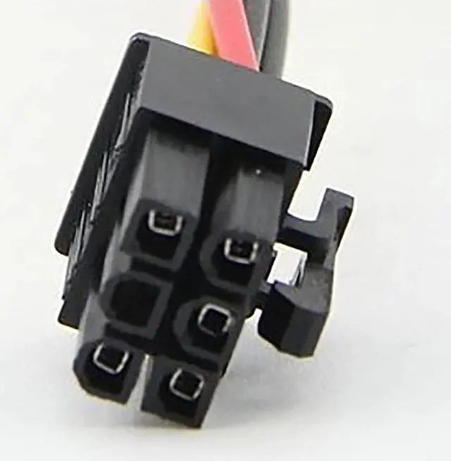 Alt view image 3 of 3 - ATX IDE Molex Power Dual 4 To 6-Pin PCI Express PCIe Video Card Adapter Cable Converter Adapter Video Card Power Cab