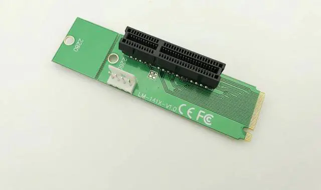 Alt view image 3 of 5 - Profession Wholesale NGFF M2 to PCI-e 4x Slot Riser Card M key M.2 SSD Port to PCI Express adapter Convertor