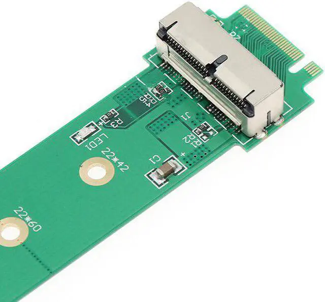Alt view image 5 of 5 - M.2 X4 Adapter Card To 2013 2014 2015 for Apple MacBook Air A1465 A1466 Mac Pro M2 PCIE X2 X4 SSD NEW