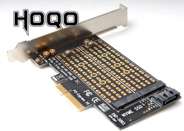 Alt view image 5 of 5 - to M2/M.2 Adapter SATA M.2 SSD  Adapter NVME/M2  Adapter SSD M2 to SATA PCI-E Card M Key +B Key