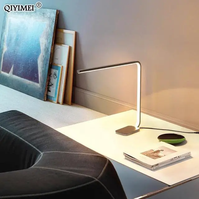 Alt view image 3 of 5 - Modern 13W 20W LED Table Lamp For Bedroom Reading Home Desk Light Bedside Fashion Lighting Study Eye Protect US/EU Plug