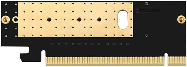 Alt view image 4 of 5 - NVMe M2 to PCIE 3.0 X16 SSD Adapter Controller Card M Key Interface Support PCI Express 3.0x16 SSD Disk