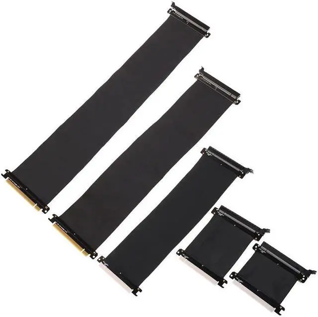 Alt view image 3 of 5 - 5/10/30/40/50cm High Speed PC Graphics Cards PCI Express 3.0 16x Flexible Cable Riser Card Extension Port Adapter for GPU C26