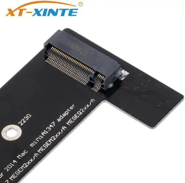 Alt view image 4 of 5 - x4 x2 M.2 for NGFF M-Key for NVME AHCI SSD Converter Card Adapter for 2014 Macbook Mini A1347 MEGEN2 MEGEM2 MEGEQ2