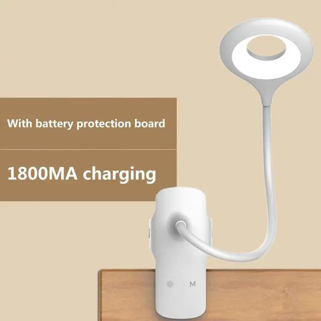 Alt view image 4 of 5 - On Reading Light 28 LED Rechargeable Book Light with 3 Color x 3 Brightness Eye Protection Kids Desk Lamp Touch Control Lig