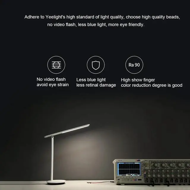 Alt view image 4 of 5 - Table Lamp Pro LED USB Foldable Night Light USB Rechargeable Bedside Illuminator Table Lamp Table Lamp Eye Protection L