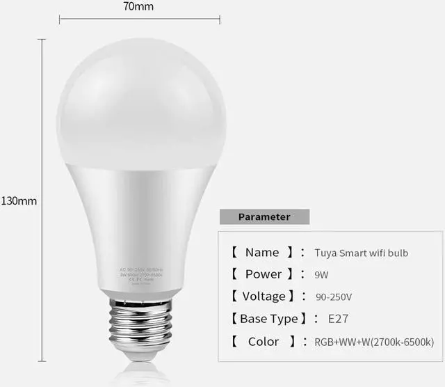 Alt view image 3 of 5 - Smart Home Desk Lamps Led Lights Bulb E27 WiFi Voice Control For Alexa Google Home Book Room Reading Lightings Table Light