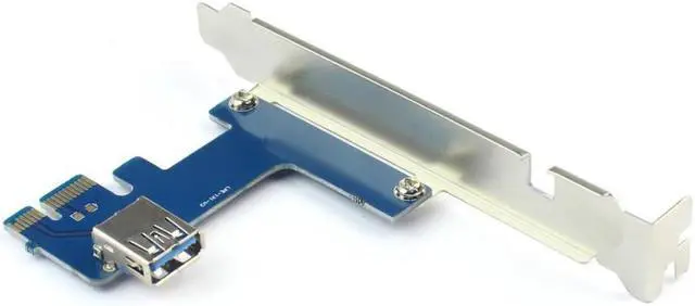 Alt view image 4 of 5 - PCIe to PCI Express 1to 4 Slot Riser Card Mini ITX to External 4 PCI-e Adapter Port Multiplier Card for Miner BTC