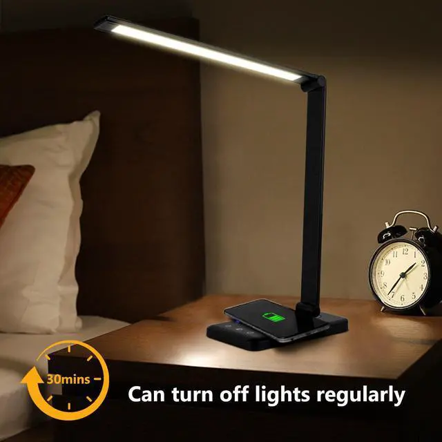 Alt view image 5 of 7 - LED Desk Lamp Stepless Dimmable Eye-protect Reading Lamp Built In Battery 3 Modes Lighting 52PCS LED Table Lamp