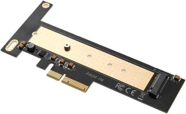 Alt view image 5 of 5 - NVMe SSD to PCIE X4 adapter M Key interface card Suppor PCI-e PCI Express 3.0 x4 2230-2280 Size