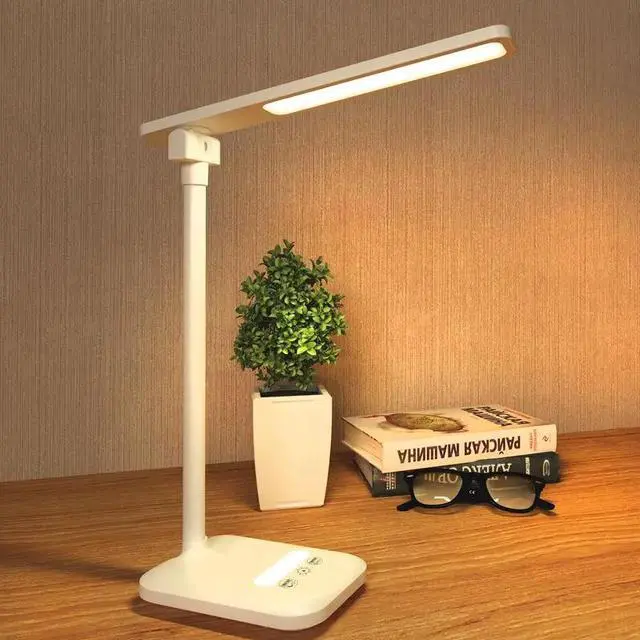 Alt view image 3 of 5 - LED Foldable Office Desk Lamp Eye-protected Long Life Book Lamp Dimming Table Lamp Led Light 3-Level Brightness&Color