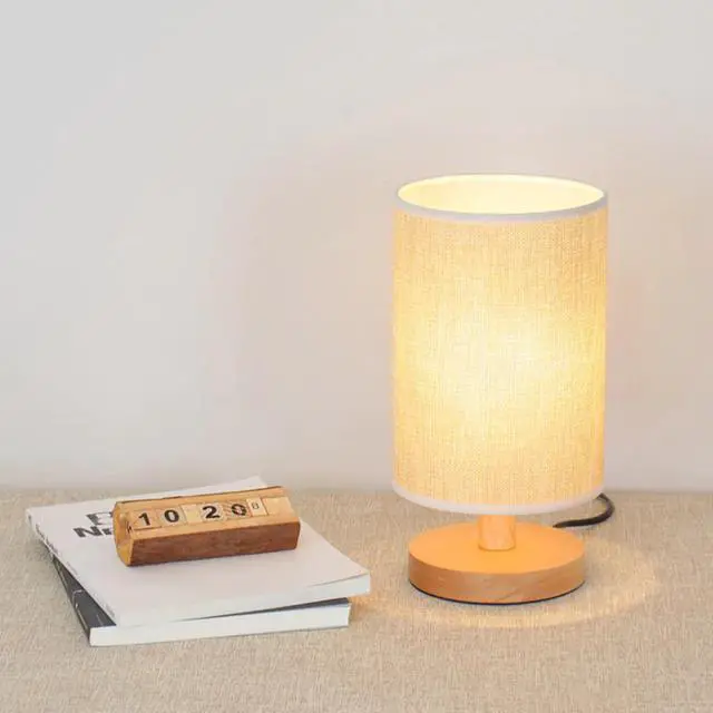 Alt view image 4 of 5 - Lamp Night Light Warm White Gift Wood Table lamp Home Decor Accessories Lights Table lamp Dropshipping #40