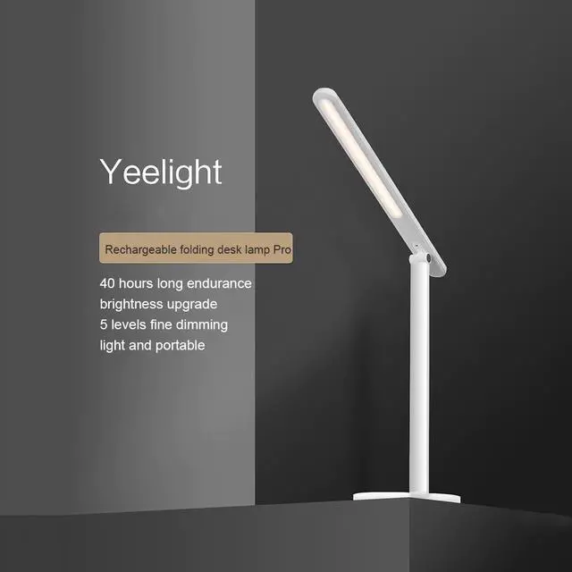 Alt view image 5 of 5 - 2500mAh Stepless Dimmable Desk Reading Light Foldable Rotatable LED Table Lamp DC 5V USB Charging Port Timing Desk Lamp