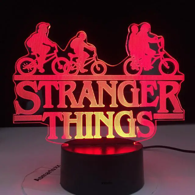 Alt view image 2 of 5 - Things American Web TV Series Led Night Light 7 Colors Changing Touch Sensor Bedroom Nightlight Table Lamp Best Gift