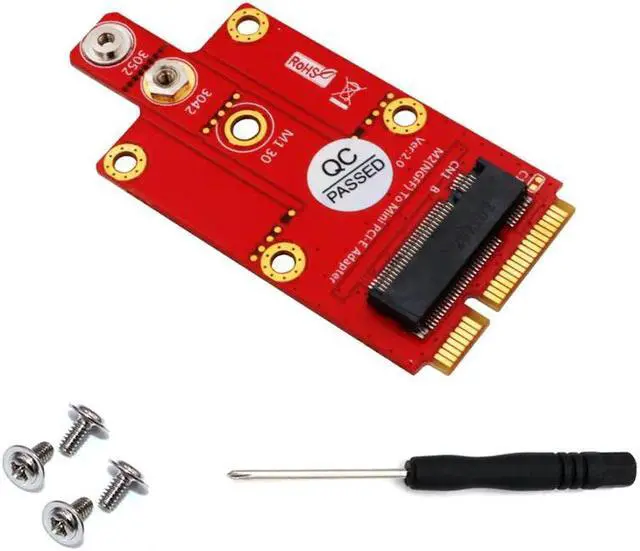 Main image of Key B to Mini PCIE PCI-E Adapter Converter for 3G/4G/5G Module with Screwdriver Screws