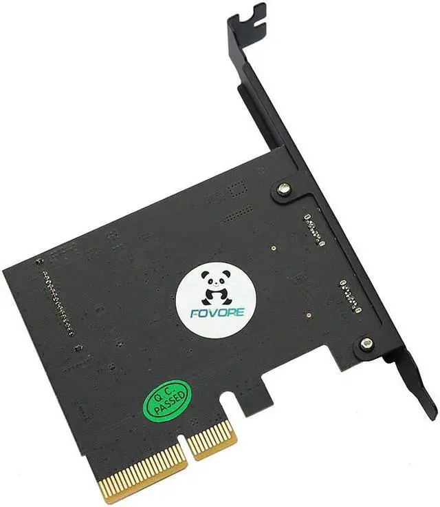 Alt view image 4 of 5 - 3.1 PCIE PCI Express Expansion Card PCI-E 4X to 3.1 Gen2 10Gbps 2-Port C Adapter ASMedia ASM3142 Chipset For Desktop