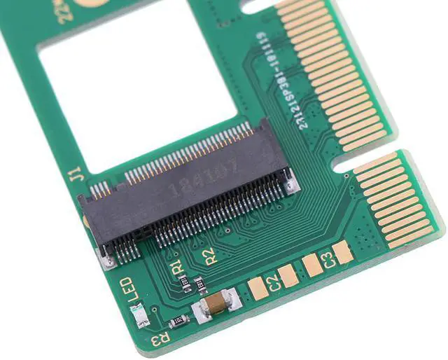 Alt view image 5 of 5 - 1PC NVMe M.2 NGFF SSD to PCI-E PCI express 3.0 16x x4 adapter riser card converter SSD Circuit Board Computer connections