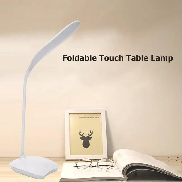 Alt view image 5 of 5 - 14LED Touch Dimmable Led Table Lamp for Living Room Bedroom Bedside Night Light for Kids Reading Study Wireless Bluetooth Audio