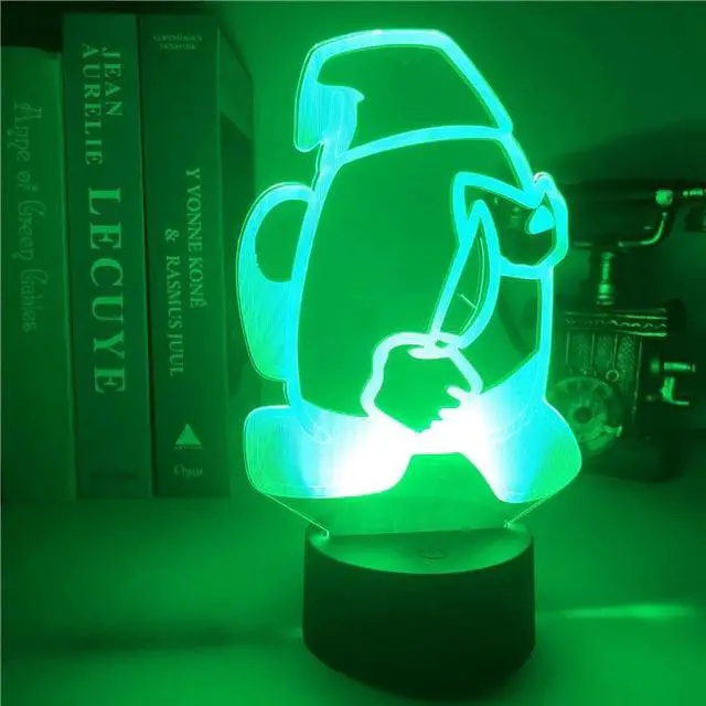 Alt view image 5 of 5 - Us LED Neon Sign Night Light 3D Illusion Table Lamp Indoor Decoration Lamps for Bedroom Remote Multicolor Children Lampara