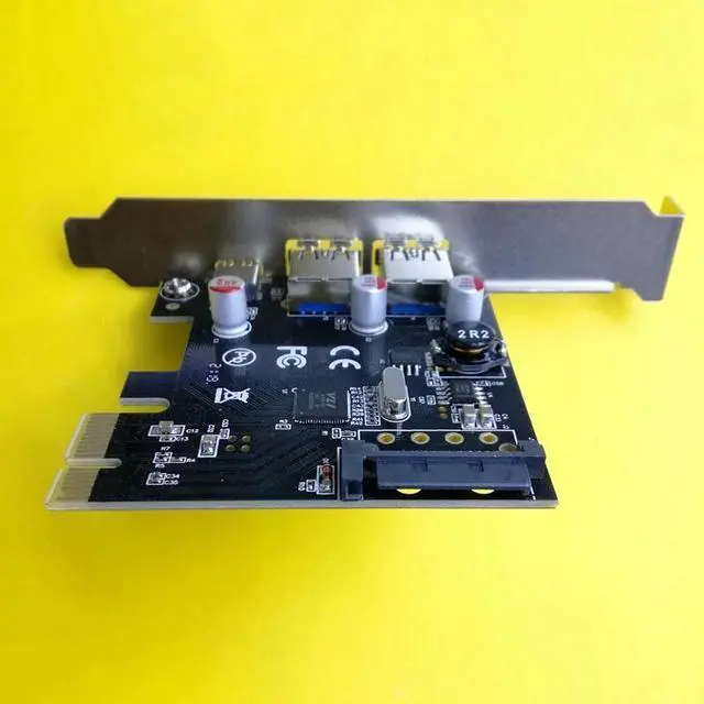 Alt view image 5 of 5 - 3.1 Type C Pcie Expansion Card Pci-E To 1 Type C And 2 Type A 3.0  Adapter Pci Express Controller Hub For Desktop Pc