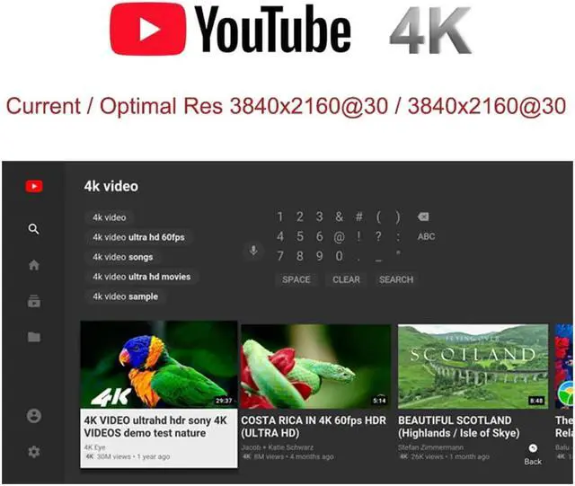 Alt view image 5 of 5 - K7 Smart TV Box Android 9.0 DVB-T2/S2/C Amlogic S905X2 QuadCore 4GB RAM 64GB ROM 4K 2.4/5G Dual WIFI 1000M Set Top Box