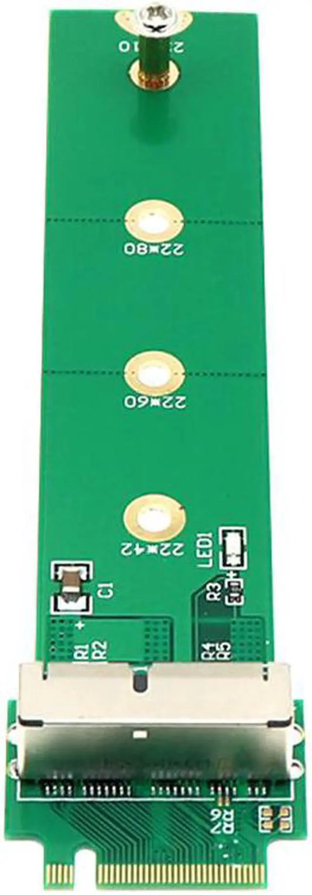 Alt view image 4 of 5 - M.2 X4 Adapter Card To 2013 2014 2015 for Apple MacBook Air A1465 A1466 Mac Pro M2 PCIE X2 X4 SSD NEW