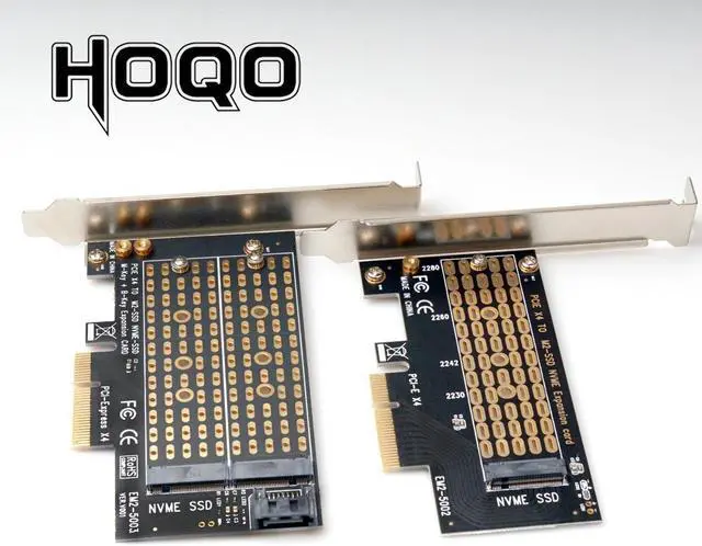 Alt view image 3 of 5 - to M2/M.2 Adapter SATA M.2 SSD  Adapter NVME/M2  Adapter SSD M2 to SATA PCI-E Card M Key +B Key