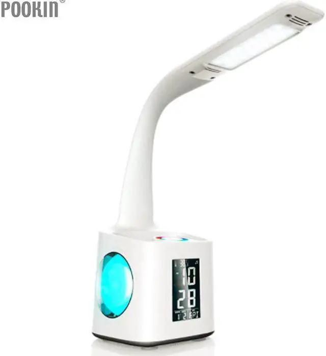 Main image of Eye Protect Dimming Desk Lamp  Foldable Reading Table Lamp Light RGB Touch Control Calendar Atmosphere Pen Container Lamp