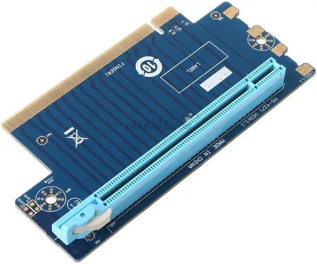 Alt view image 4 of 5 - Express 16X Riser e Graphics Card -E Steering Card 90 Degrees Right Angle Riser Adapter for 1U 2U Host 4/6cm Width