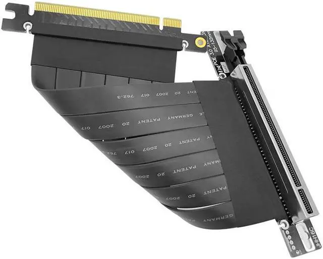 Alt view image 3 of 3 - Riser Cable, 3.0 x16 PCI Express Riser Extender, Flexible High Speed 90 Degree GUP Riser Cable for Graphics Card Vertical