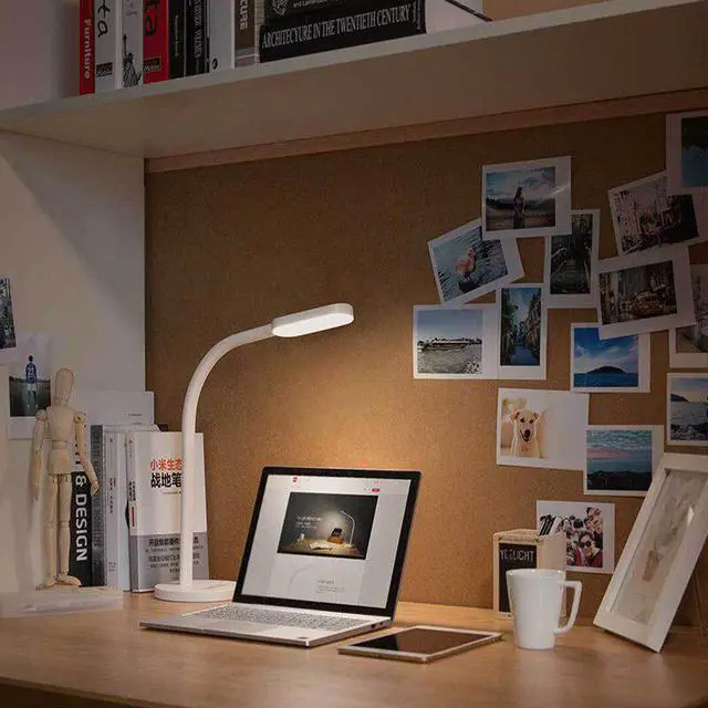 Alt view image 5 of 7 - USB Rechargeable Hengpro Balance LED Table Lamp Ellipse Magnetic Mid-Air Switch Eye-Care Night Light Touch Control