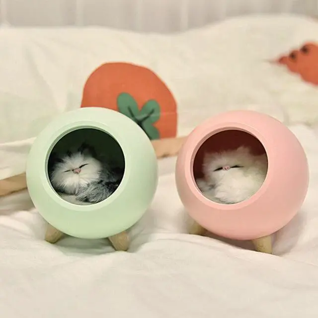 Alt view image 2 of 5 - 1pcs Cat House Night Light Table Light Bedroom Sleeping Lamp With USB Charging Unique Valentine's Day Christmas Gift