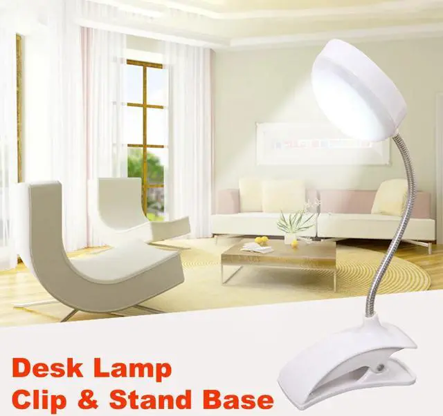Alt view image 2 of 5 - Flexo LED Table Lamp Clip Desk Lamp LED Clamp Reading Study Bed Laptop Desk Bright Light Drafting Table Lamp Portable