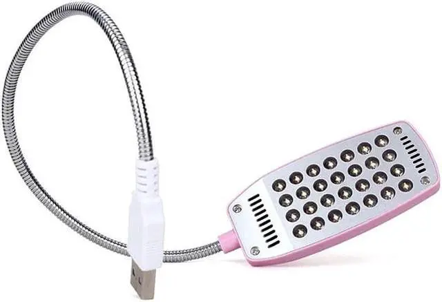 Alt view image 2 of 5 - Bright Flexible Portable 28LEDs USB Power Supply LED USB Light Reading Lamp For Laptop Computer Notebook Protect Eyesight