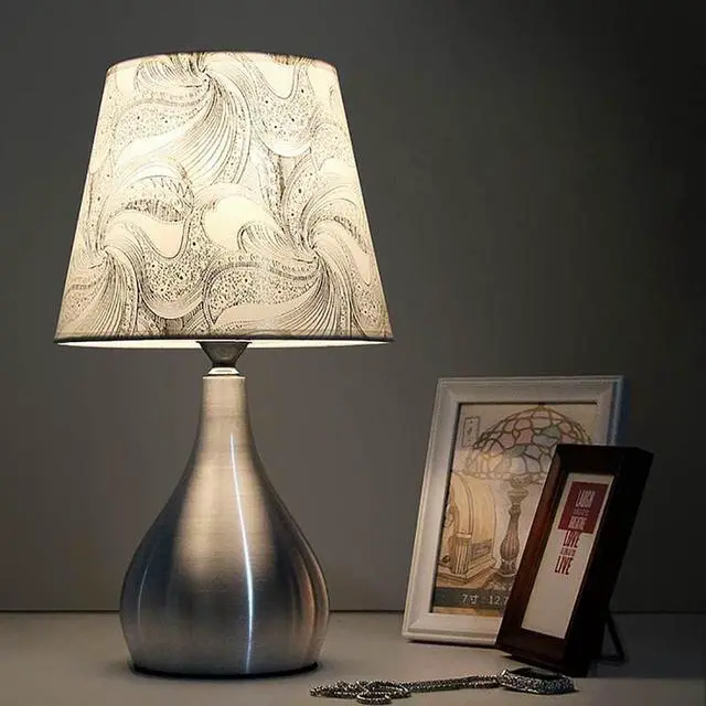 Main image of Bedside Lamps LED Desk Lamp with E27 Bulb Table Lamps For Bedroom Study Decor Living Room Lighting White Light 110V-240V