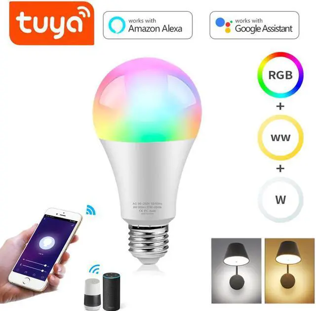 Main image of Smart Home Desk Lamps Led Lights Bulb E27 WiFi Voice Control For Alexa Google Home Book Room Reading Lightings Table Light